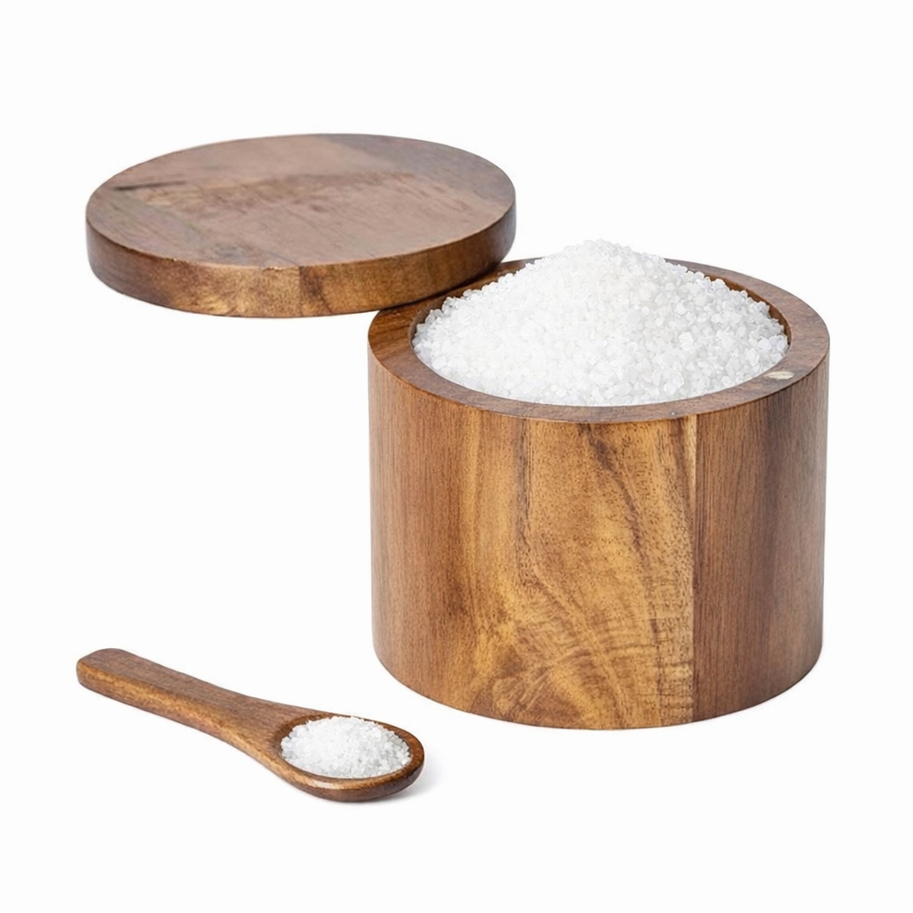 Acacia Salt Cellar