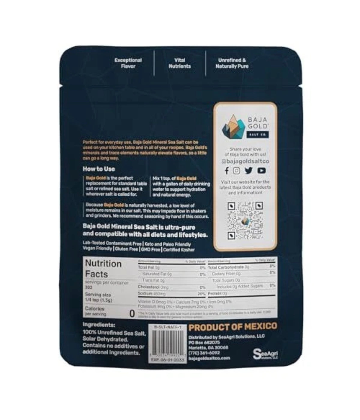 Baja Gold Mineral Sea Salt