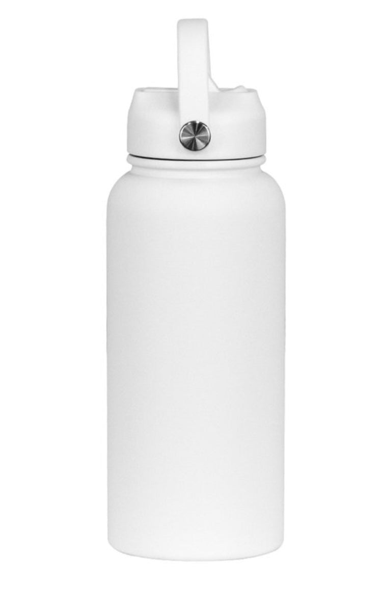 Stay Hydrated, Naturally Hot & Cold Liquids - Baja Mineral Stainless Steel Bottle - 1 Litre Capacity - Recharge, Rehydrate, Realign