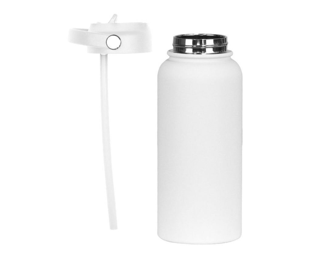Stay Hydrated, Naturally Hot & Cold Liquids - Baja Mineral Stainless Steel Bottle - 1 Litre Capacity - Recharge, Rehydrate, Realign